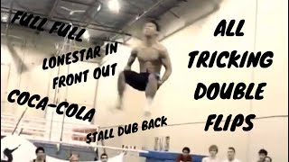 ALL TRICKING DOUBLE FLIPS