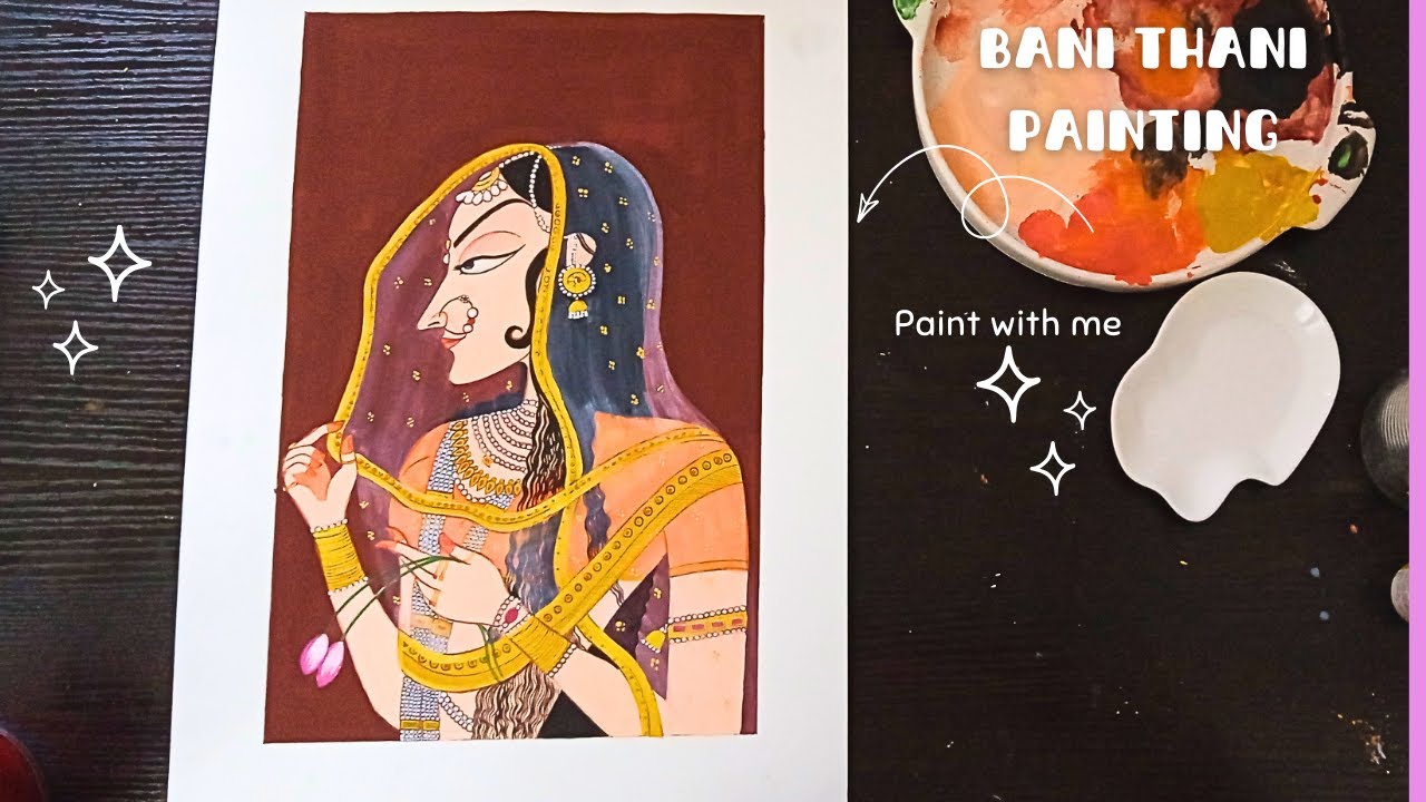 How to Colour Bani Thani Drawing | Step-by-Step Tutorial | Part 2