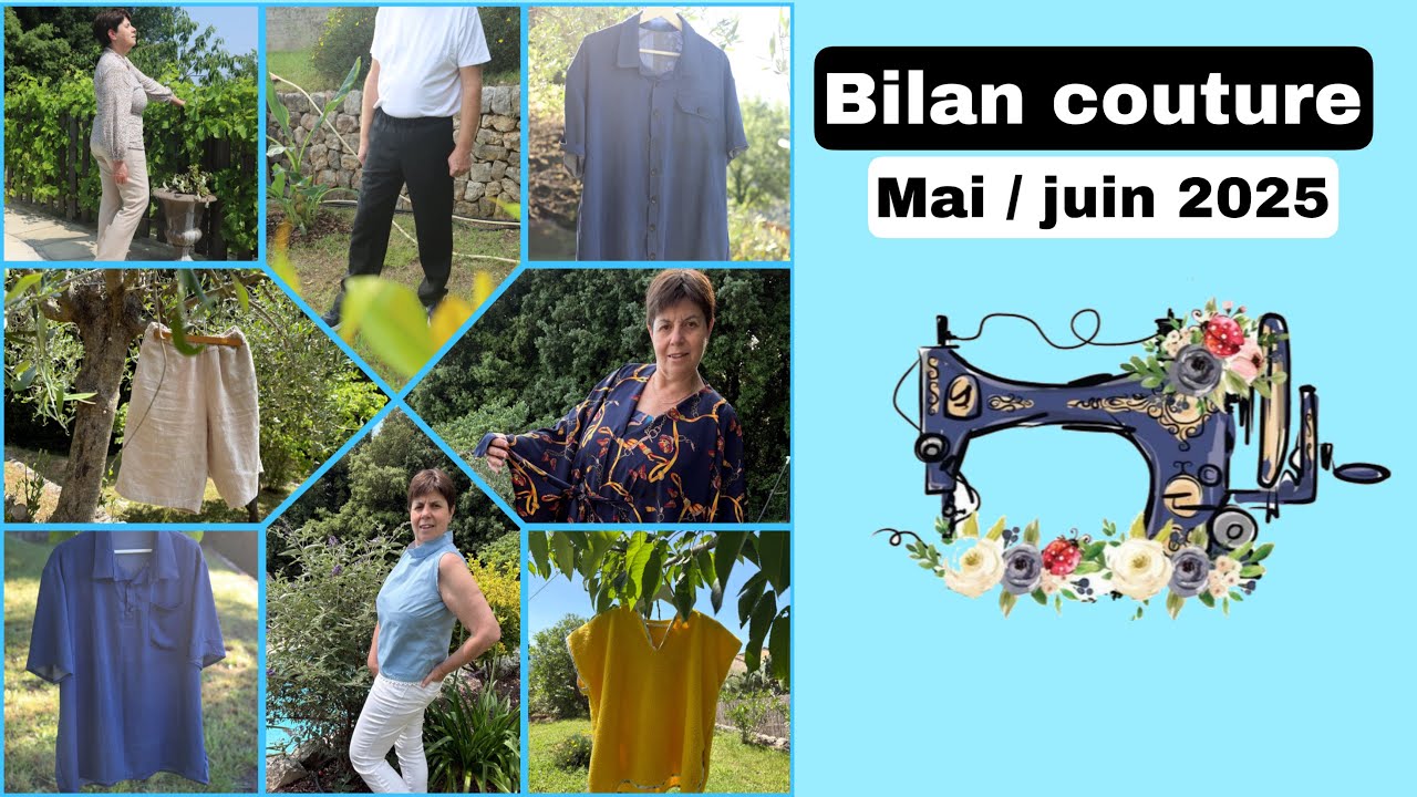 Mes cousettes de juin : quels patrons j’ai adoré (et ceux que je referai pas)