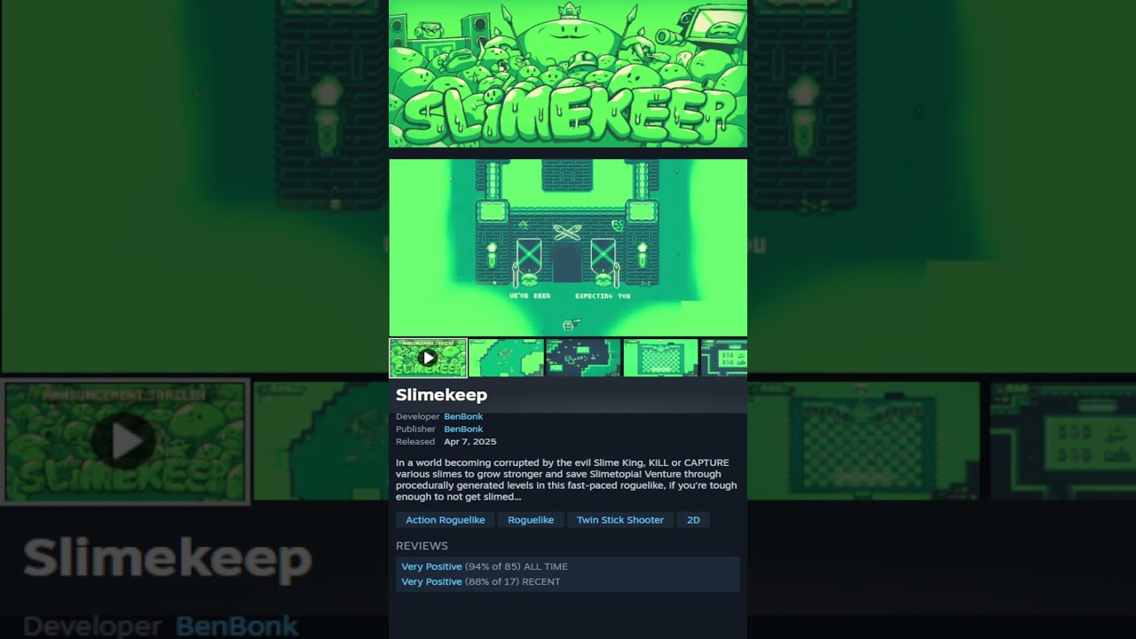 Slimekeep New or Trending Game