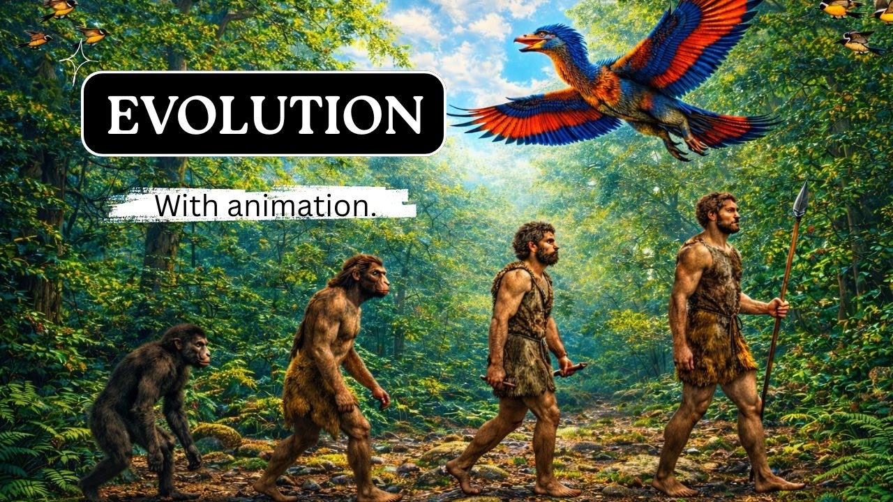 EVOLUTION with animation In just 20 mins. - YouTube