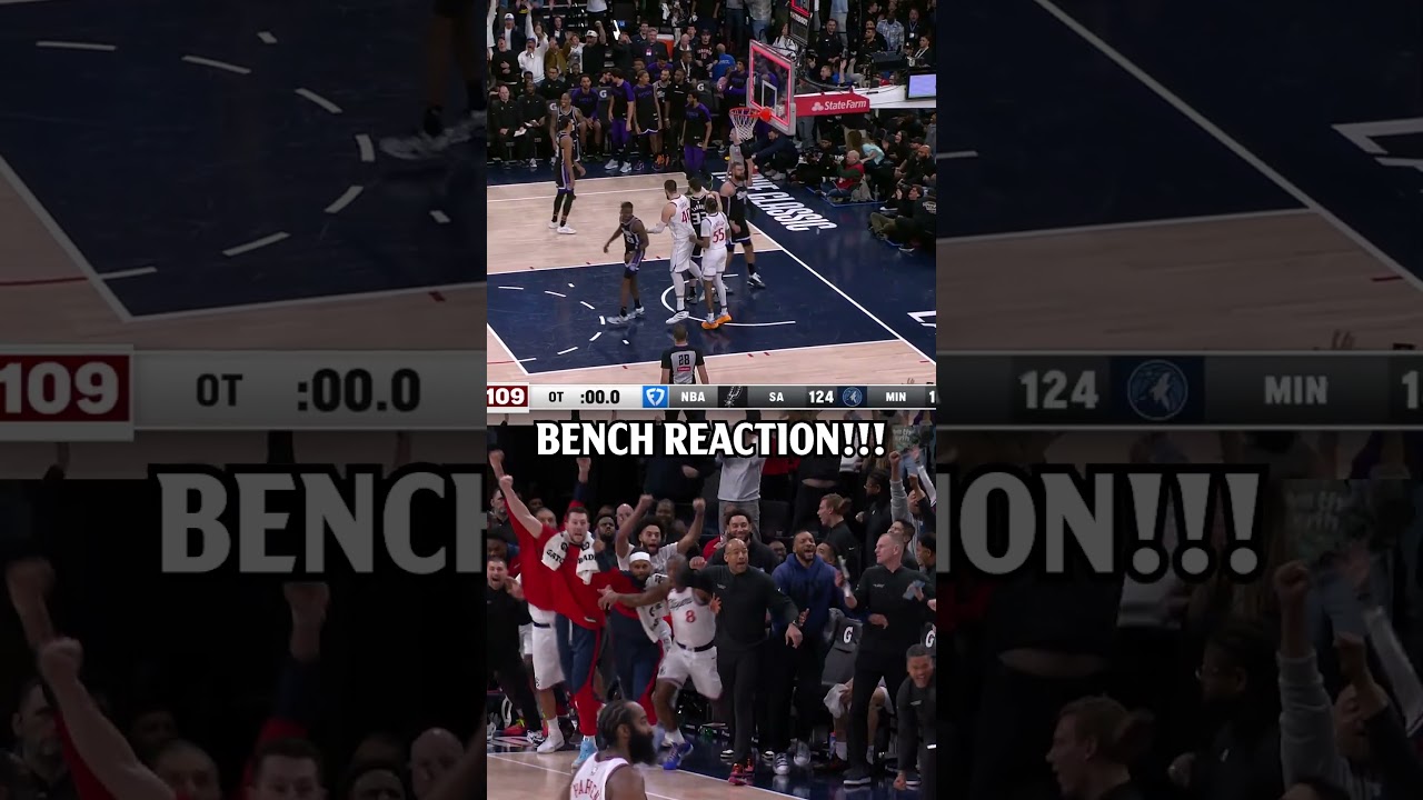 Bench goes wild for Kawhi’s GAME-WINNER🤯 