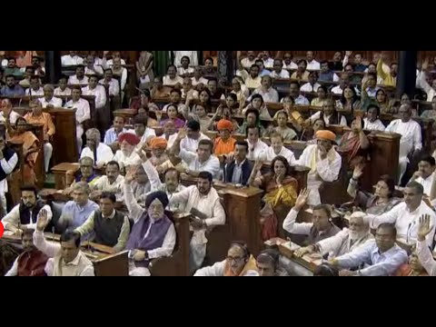 No confidence motion defeated in Lok Sabha - YouTube