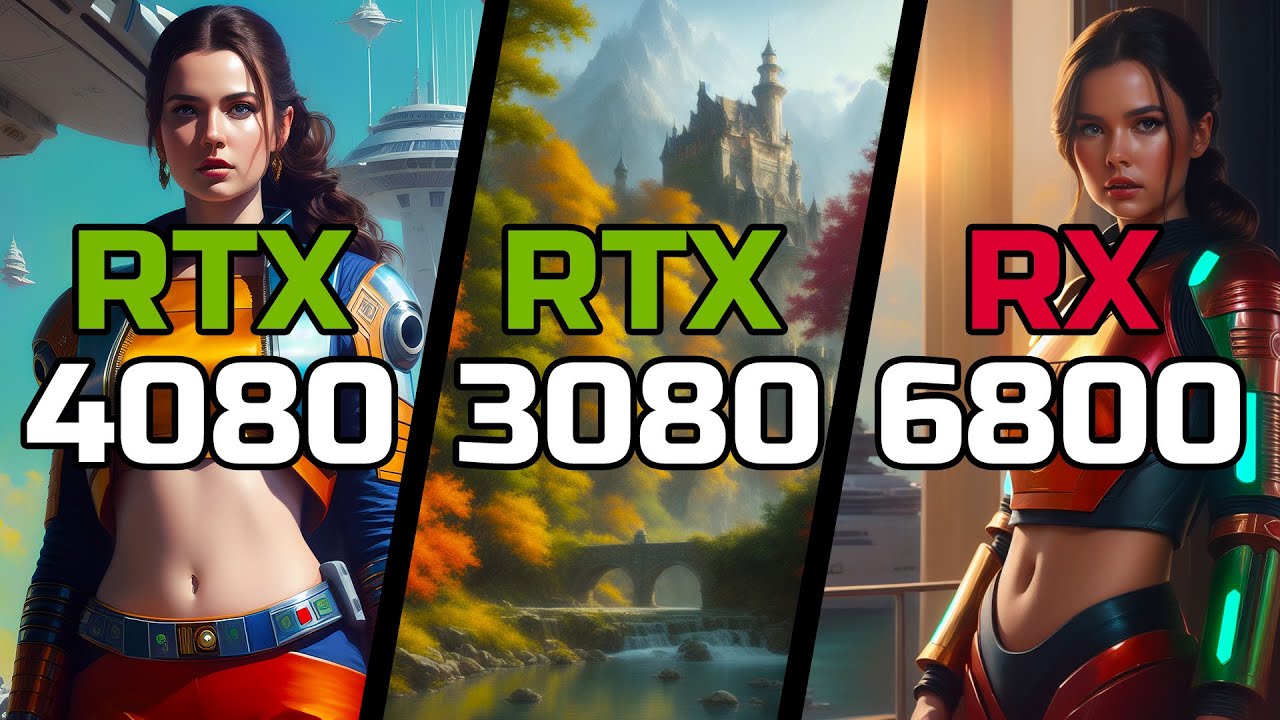 RTX 4080 vs RTX 3080 vs RX 6800 - Test in 11 Games - YouTube