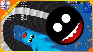🐍WORMSZONE.IO | GIANT SLITHER SNAKE TOP 01 / Epic Worms Zone Best Gameplay! | Trần Hùng 83 screenshot 5