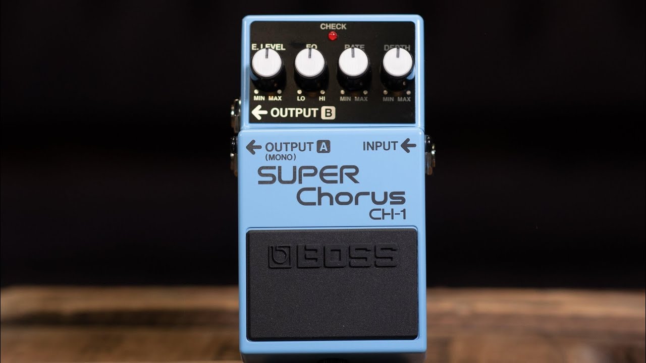 TEST chorus BOSS CH1, ARIA TA50, DINACORD EMINENT II, (1) YouTube