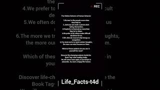 The Hidden Patterns of human Behaviors#shorts#life