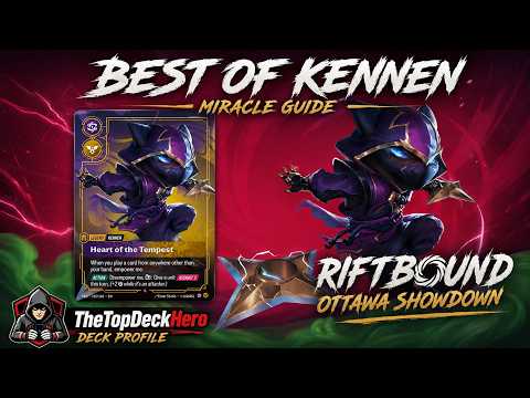 I Went 2nd of 594 with This Best of Kennen Miracle Deck
