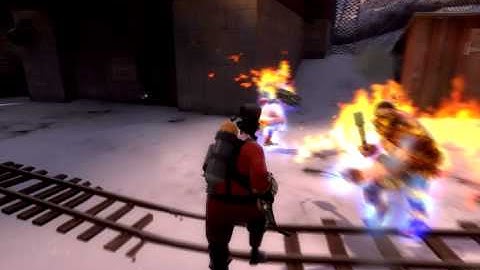 TF2 - Pyro takes out 6 in Barnblitz