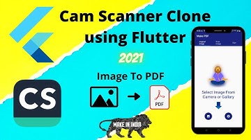 cam scanner clone using flutter intro | Image to pdf converter using flutter