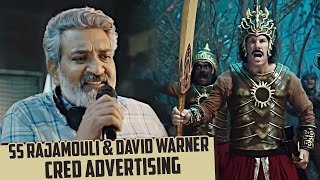 SS Rajamouli and David Warner Hilarious AD | CRED | Naatu Cinema