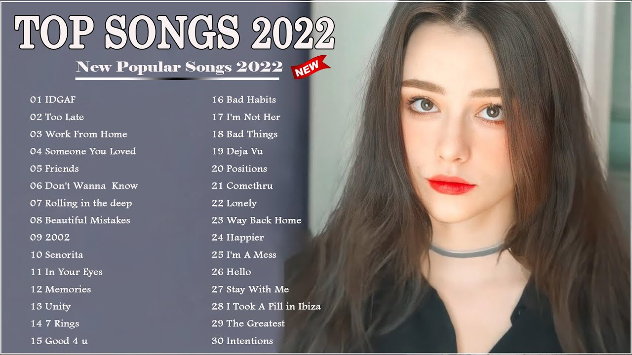 Best Pop Music Playlist 2022 - Most Listened Pop Songs 2022 (Today's Top Pop Hits 2022)