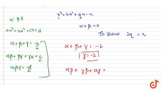 If Alpha Beta Gamma Are Zeroes Of Polynomial X 3 2x 2 Qx R 0 Alpha Beta 0 Then Show 2q R Youtube If Alpha Beta Gamma Are Zeroes Of Polynomial X 3 2x 2 Qx R 0 Alpha Beta 0 Then Show 2q R Youtube
