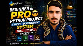 Python Full Project for Beginners | Student Management System (Step by Step)