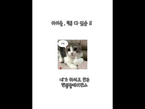 내가 하려고 만든 랜덤플레이댄스 #랜덤플레이댄스 #추천