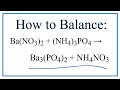 Balancing Chemical Equations Practice