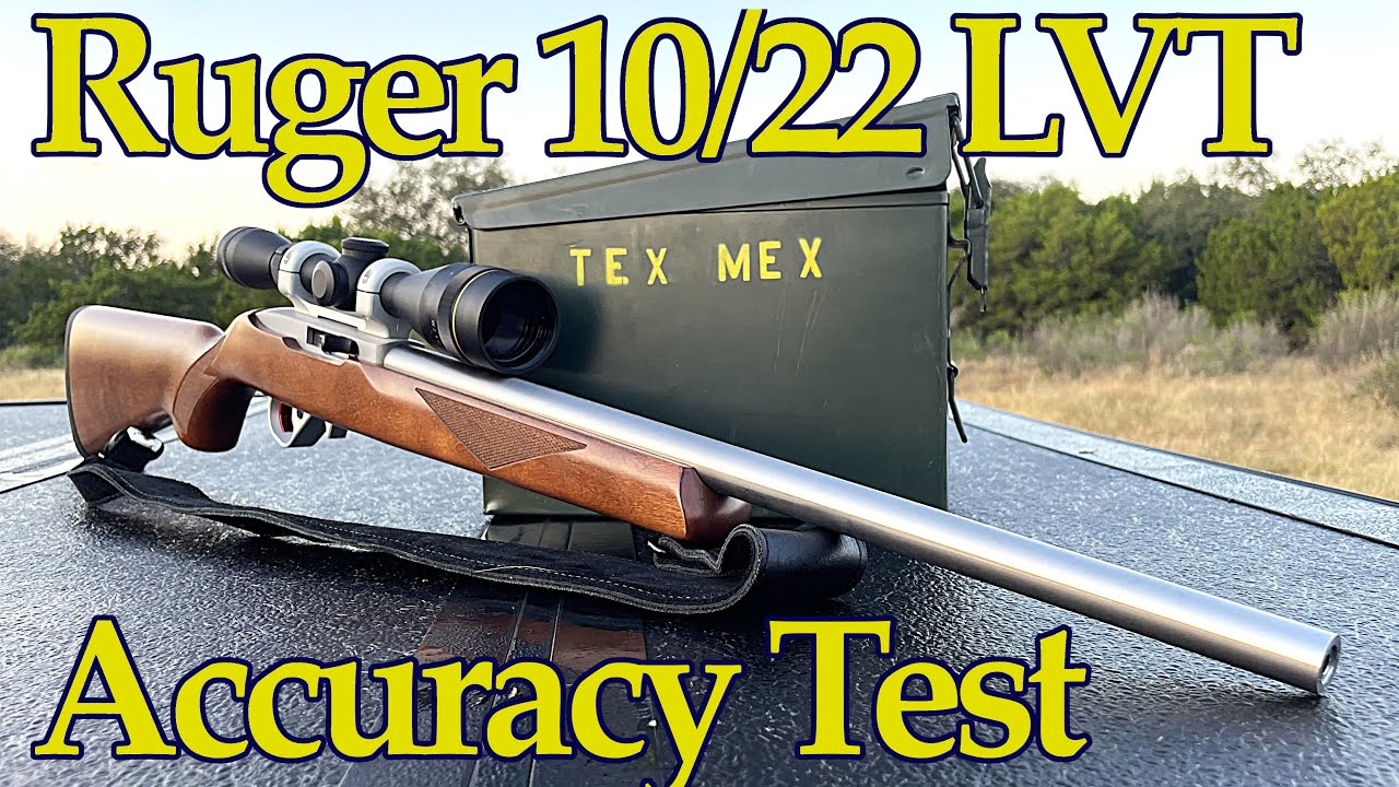 Точность/кучность Ruger 10/22 LVT