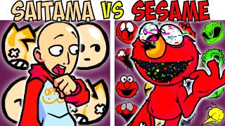 ALL ONE-PUNCH MAN VS SESAME STREET TEST | FNF Character Test | Gameplay VS Playground screenshot 5