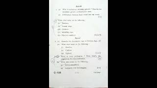 BOTA 201 QUE PAPER 2025 HPU | PLANT ANATOMY AND EMBRYOLOGY B.Sc 2nd Year | #hpu #annual_exam_2025