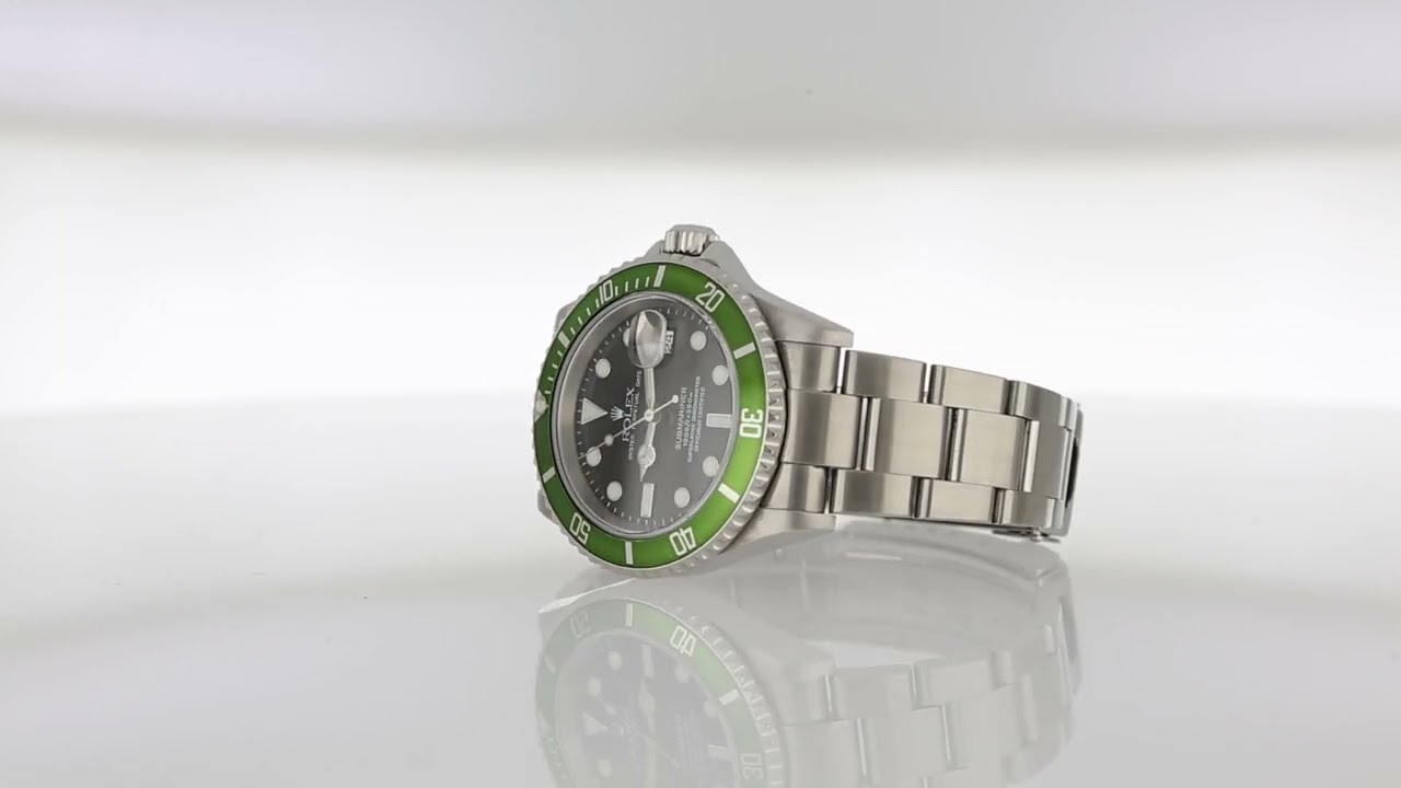 Rolex Submariner Ref. 16610LV - Fat Four - YouTube