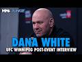 Dana White reacts to Gilbert Burns retirement, Carlos Ulberg's ACL tear, more | UFC Winnipeg