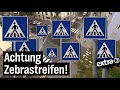 Realer Irrsinn: 32 Schilder an Zebrastreifen in München | extra 3 | NDR