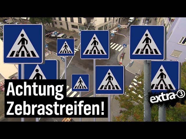 Realer Irrsinn: 32 Schilder an Zebrastreifen in München | extra 3 | NDR