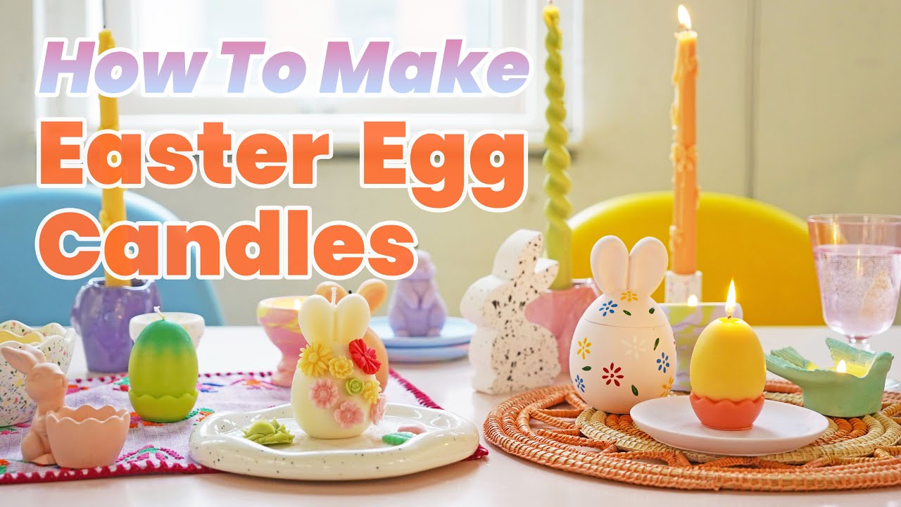 Brillant Easter Egg Candle DIY Ideas | Sillicone Molds | Boowan Nicole ...