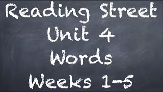 Unit 4 HFW wks 1-5