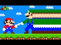 Super Mario Bros., But Everything Mario Touches Becomes WIDER!
