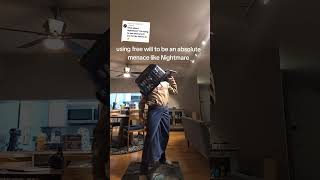 Nightmare, but I do my best with what's around the house #soulcalibur #soulcalibur2 #fightinggames