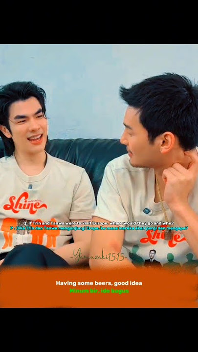 TanwaTrin 🤝 Mileapo 🤭🤣💚💛 #milephakphum #aponattawin #mileapo #shinetheseries #shine