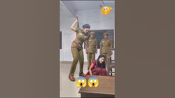 How To Shoot Police Station Scene In Movies 😱 #shorts