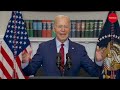 ‘Violent protest is not protected’: Biden addresses campus unrest