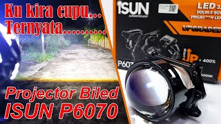Review Projector Biled ISUN P6070 Lensa 3" 60/70W