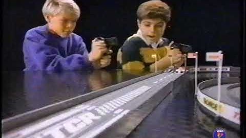 1990 Tyco TCR Jam Car 500 racing set TV Commercial
