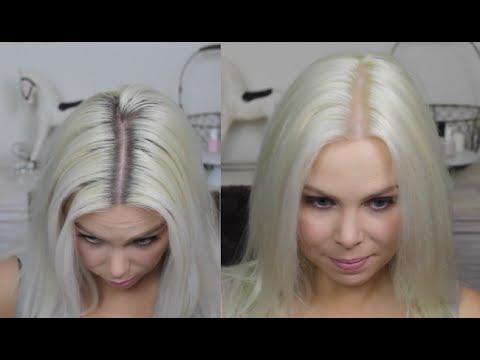 How To Platinum Blonde Regrowth At Home Colour Routine ...