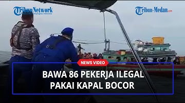 Bawa 86 Pekerja Migran Ilegal Pakai Kapal Kayu Bocor ke Malaysia, 6 Orang Ditangkap