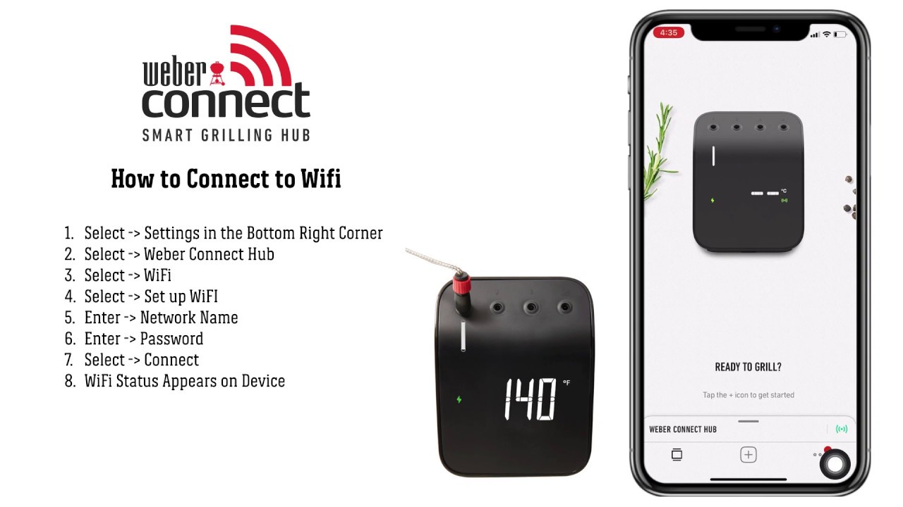 Weber Connect - How To Connect To WiFi - YouTube