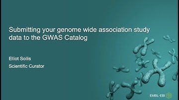 Submitting your genome wide association study data to the GWAS Catalog