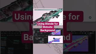 You should use Blender for Website! #blender #3dcompositing #digitaldesign #3danimation #webdesign