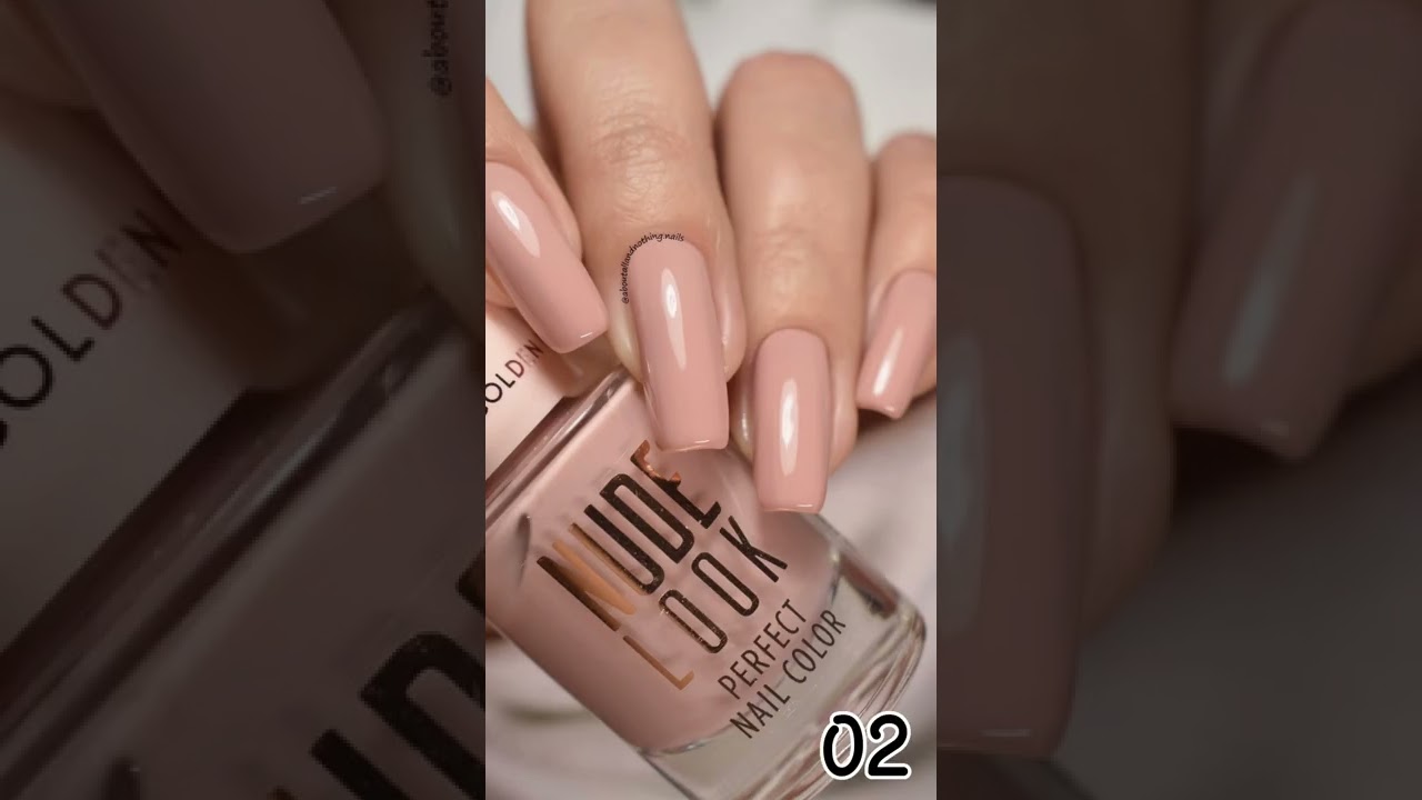 Golden Rose, Nude Look swatches 