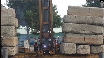 Ép cọc Li Tâm bằng máy ép Thuỷ Lực | Nhà Phố Có Tầng Hầm