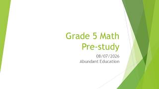 G5 Math 0805 Coordinate Grids