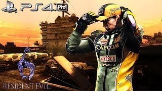 Resident Evil 6 PS4 Pro NO MERCY 2558k High Seas Fortress Piers 60fps