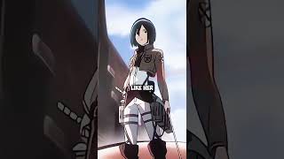 How To Get The Mikasa Ackerman Physique #mikasa #attackontitan #physique