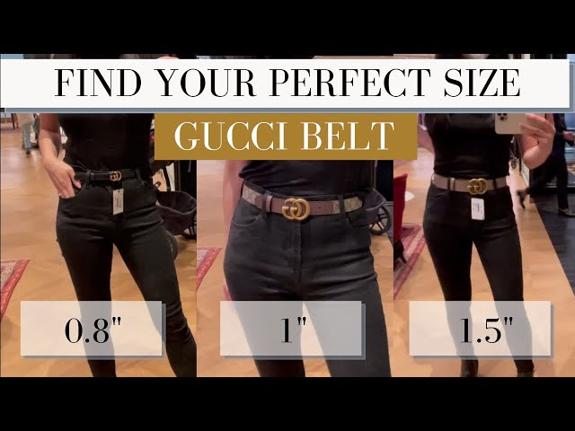 The Ultimate Gucci Belt Sizing Chart Guide - 2 complete size