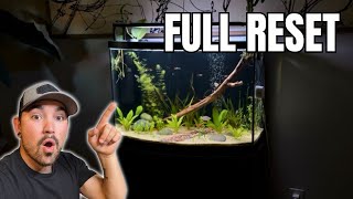 Resetting My 36 Gallon Aquarium | Full Rescape & Planting