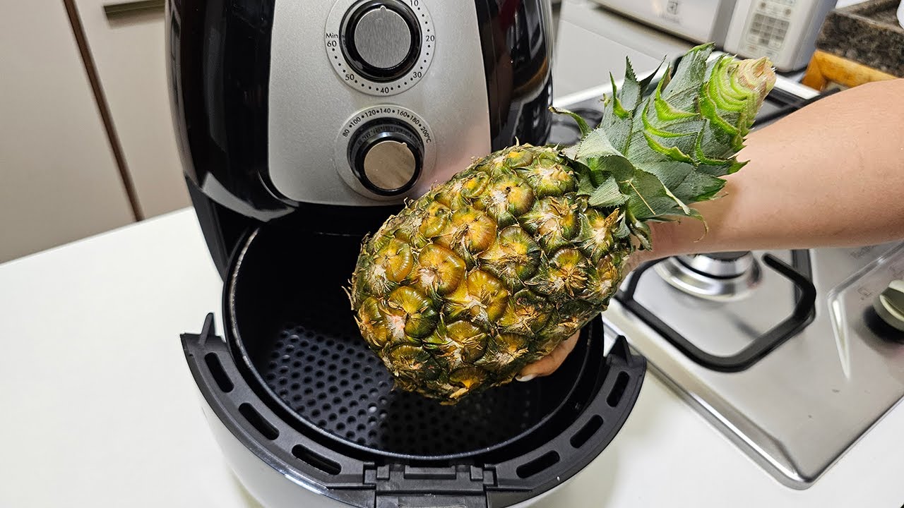 FAZ HOJE esse ABACAXI na Air Fryer! Você precisa experimentar 😋