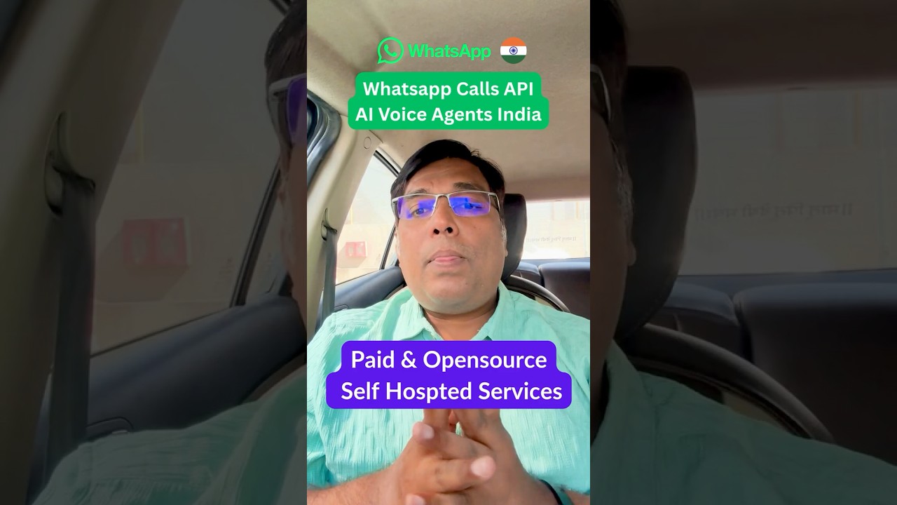 Paid & Opensource Self Hosted Options for Whatsapp voice api ai voice agents india  #aiautomation